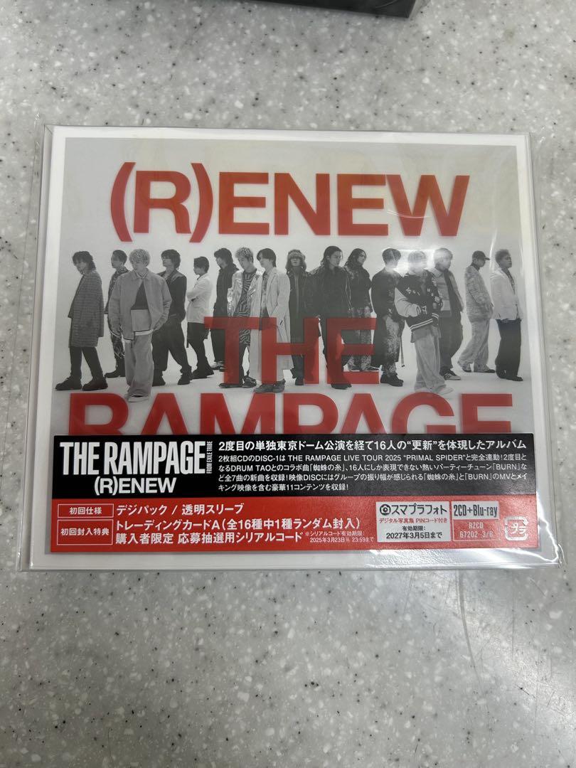 送料無料 百貨店 セール CD (R)ENew RAMPAGE THE - アウトレットCD・DVD・ブルーレイ ミュージック