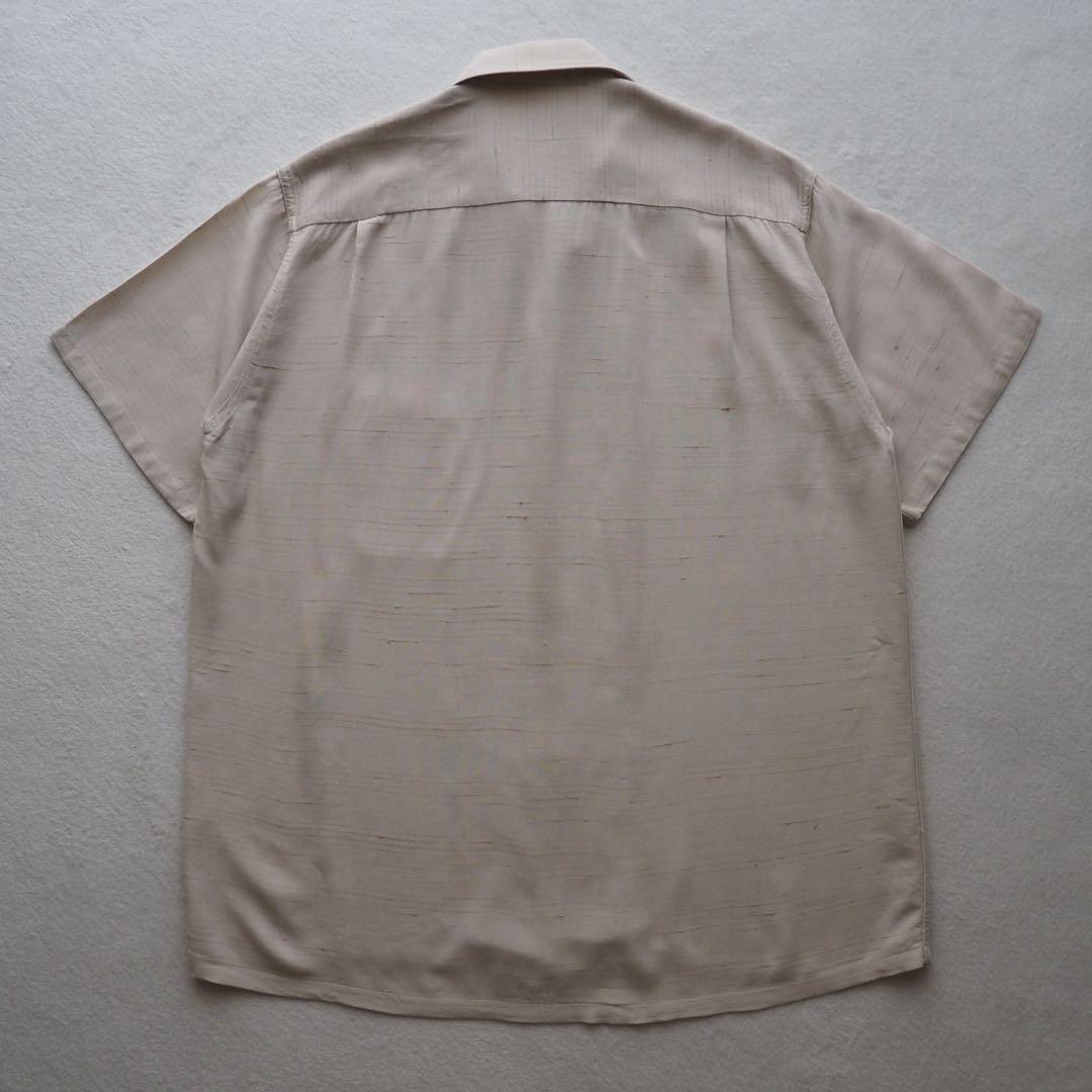 60s TOWNCRAFT PENNEY'S 船タグ 開襟シャツ オープンカラー