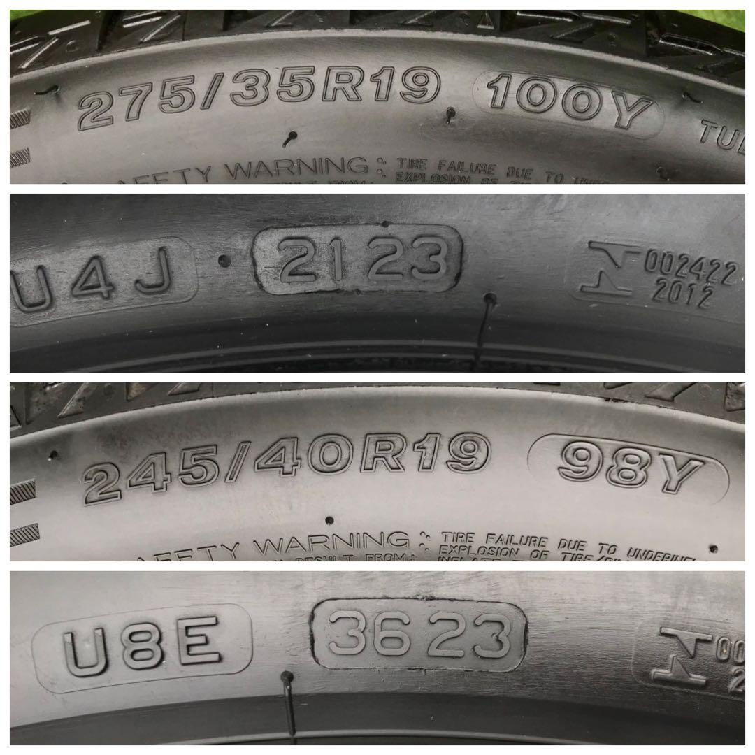 BMW純正19インチ アルミホイール、245/40 R19、275/35 R19