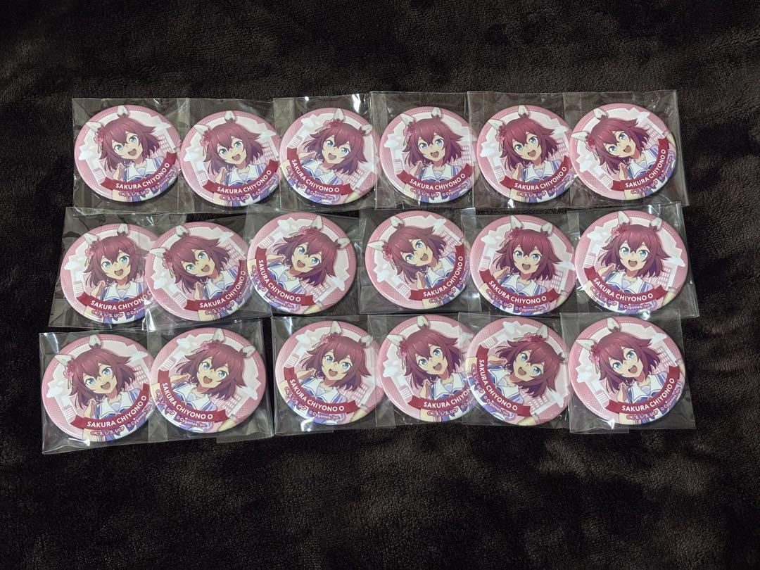 ウマ娘 サクラチヨノオー 缶バッジ TOPPA!! BASE AKIBA