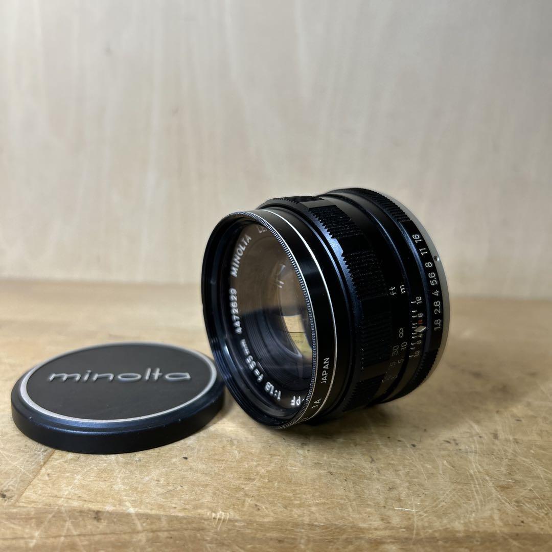 Minolta SR-1+Rokkor-PF 55 f1.8 完動美品