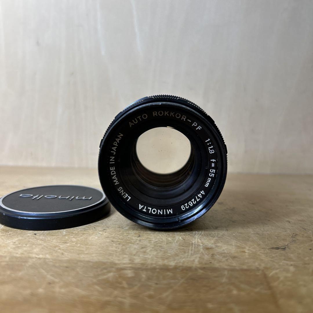 Minolta SR-1+Rokkor-PF 55 f1.8 完動美品