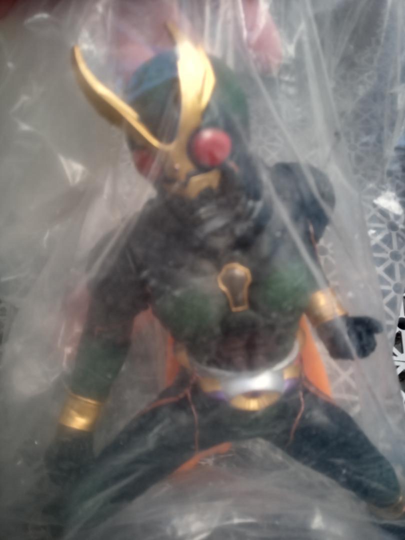 仮面ライダー1号　仮面ライダーアナザーアギト　ビッグサイズソフビ