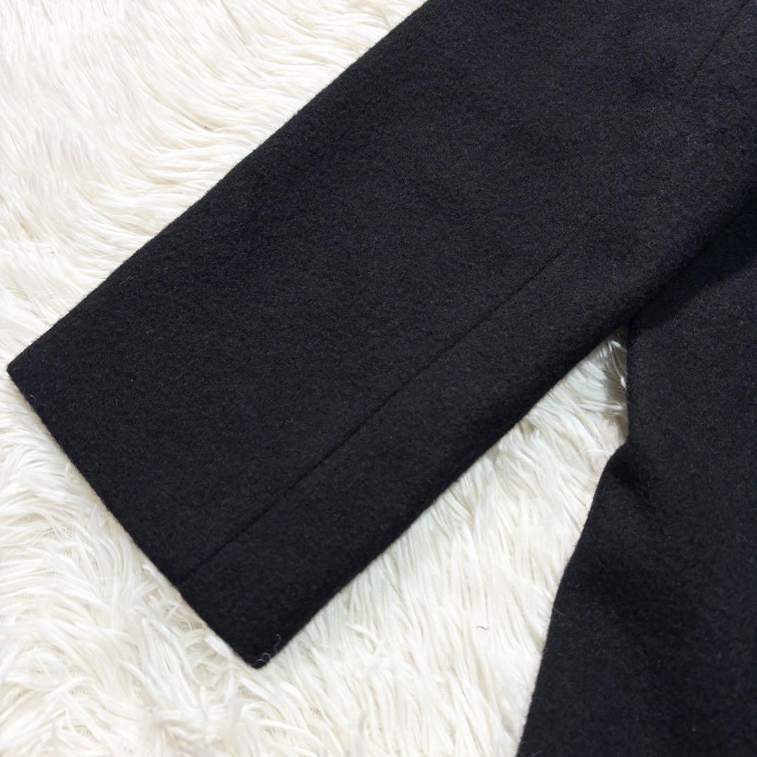 ✨美品✨ユナイテッドトウキョウ　ノーカラーVネックコート　日本製　ブラック