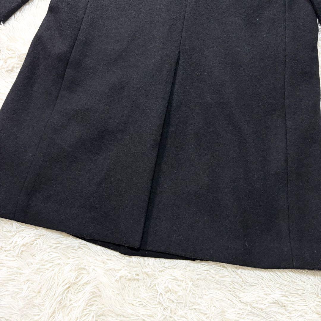 ✨美品✨ユナイテッドトウキョウ　ノーカラーVネックコート　日本製　ブラック