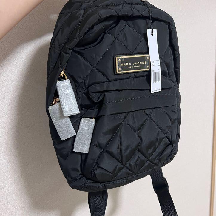 未使用 MARC JACOBS キルティング リュック マークジェイコブス 黒