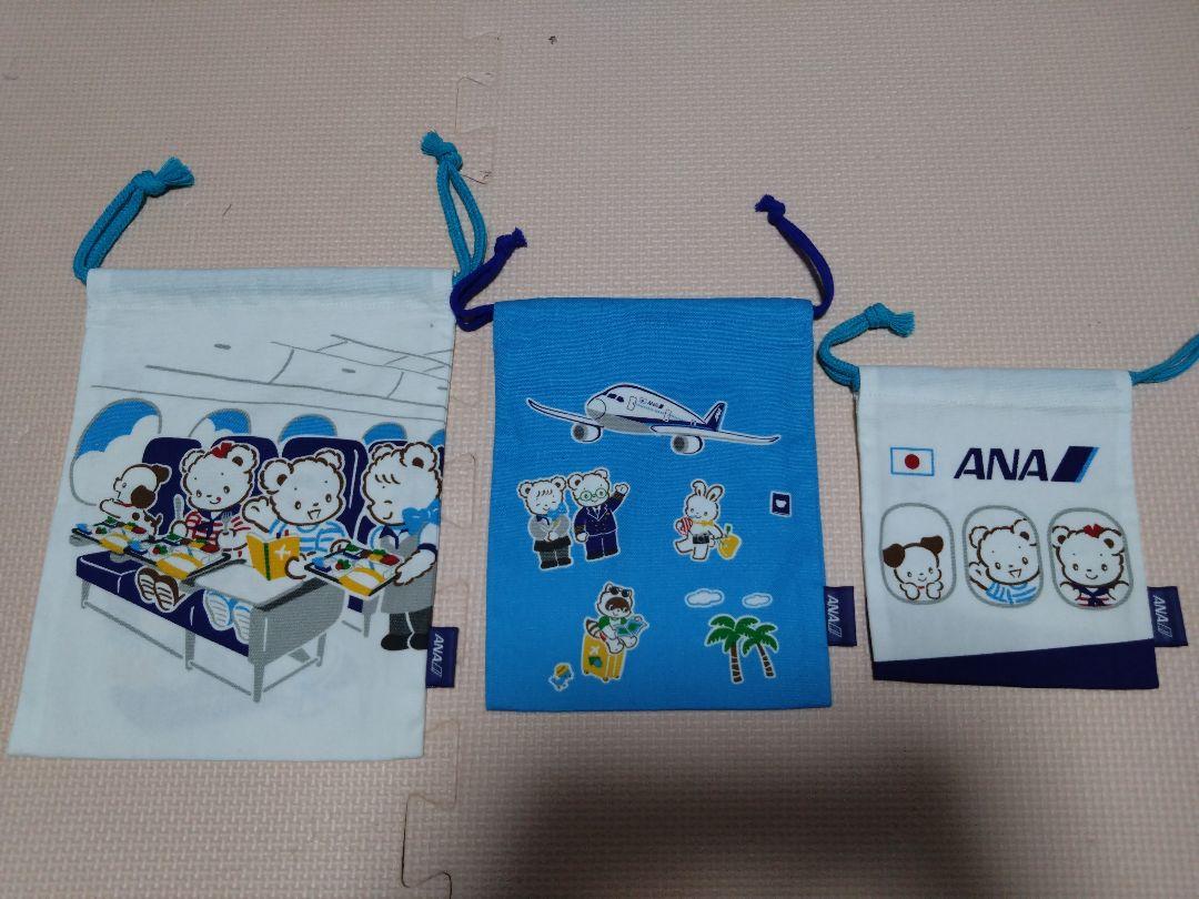ファミリア　ANA コラボバッグ　巾着セット　新品未使用