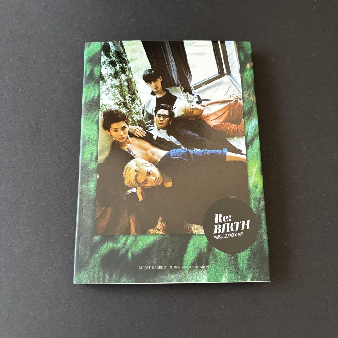 NU'EST  WANNAONE ミンヒョン サイン Re:BIRTH NU'EST Re:BIRTH ミニョン ファンミンヒョン CD 直筆サイン入り