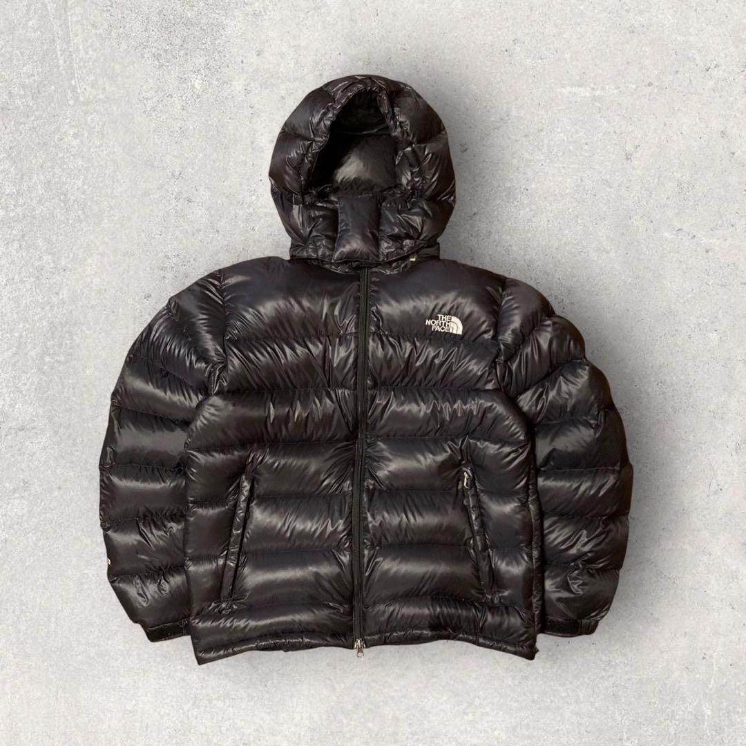 【ザ・ノースフェイス】ダウンジャケット XL 黒 刺繍ロゴ 700 美品 h 【ザ・ノースフェイス】ダウンジャケット XL 黒 刺繍ロゴ 700 美品 h