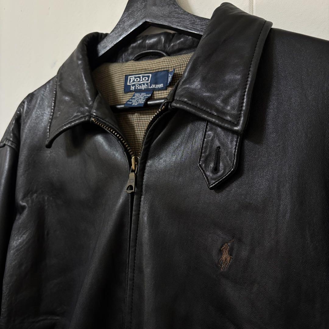 Ralph Lauren 黒 レザージャケットMサイズ