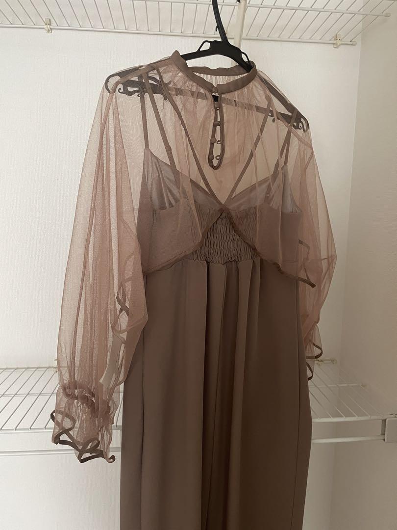 スーツ・フォーマル・ドレス ameri vintage MANY WAY TULLE VEIL DRESS