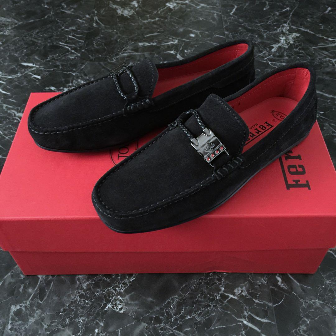 【新品】TOD'S トッズ フェラーリ スエード ローファー モカシン