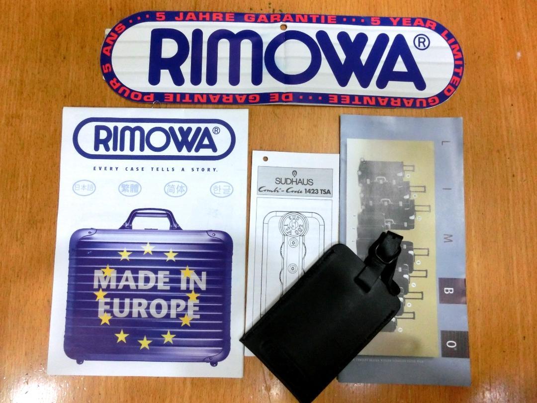 リモワ　RIMOWA LINBO 4輪 大容量104L ミッドナイトブルー