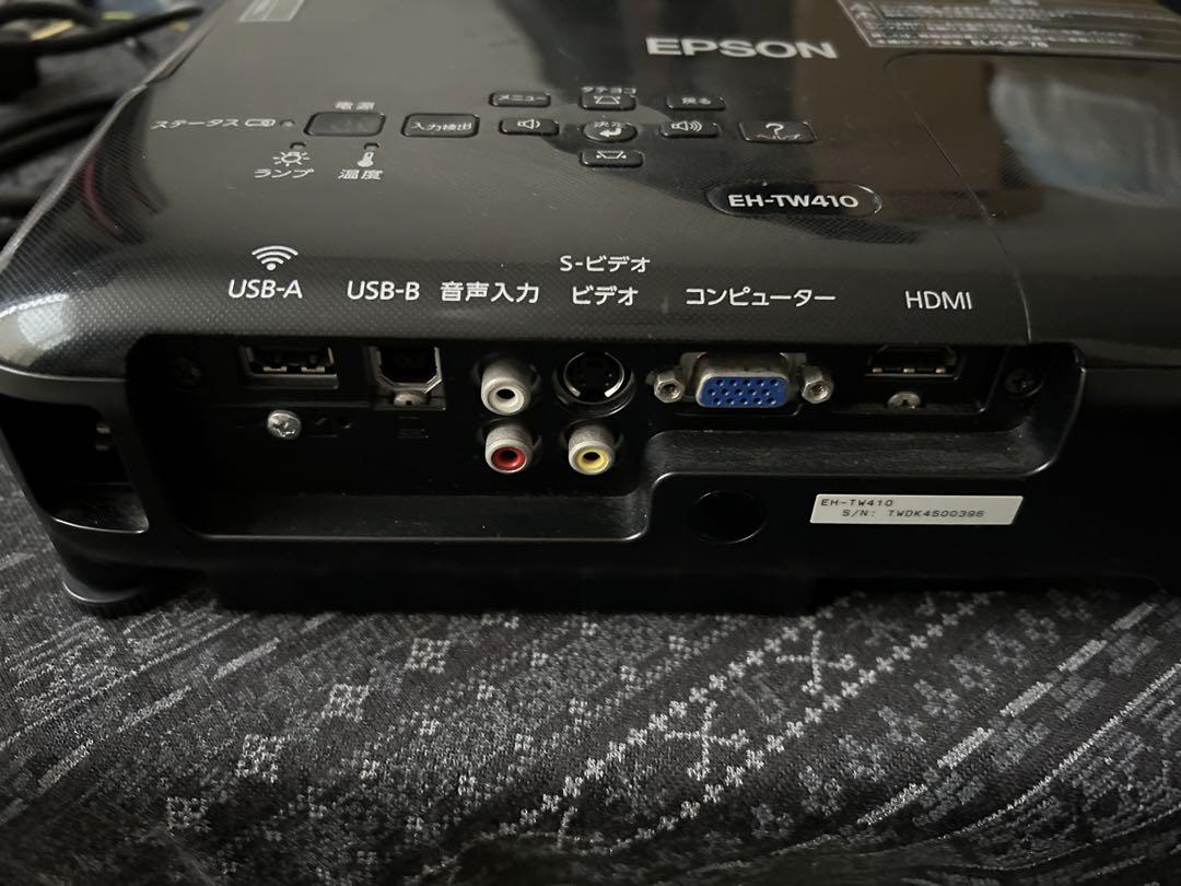 EPSONプロジェクターEH-TW410 2，800lm WXGA