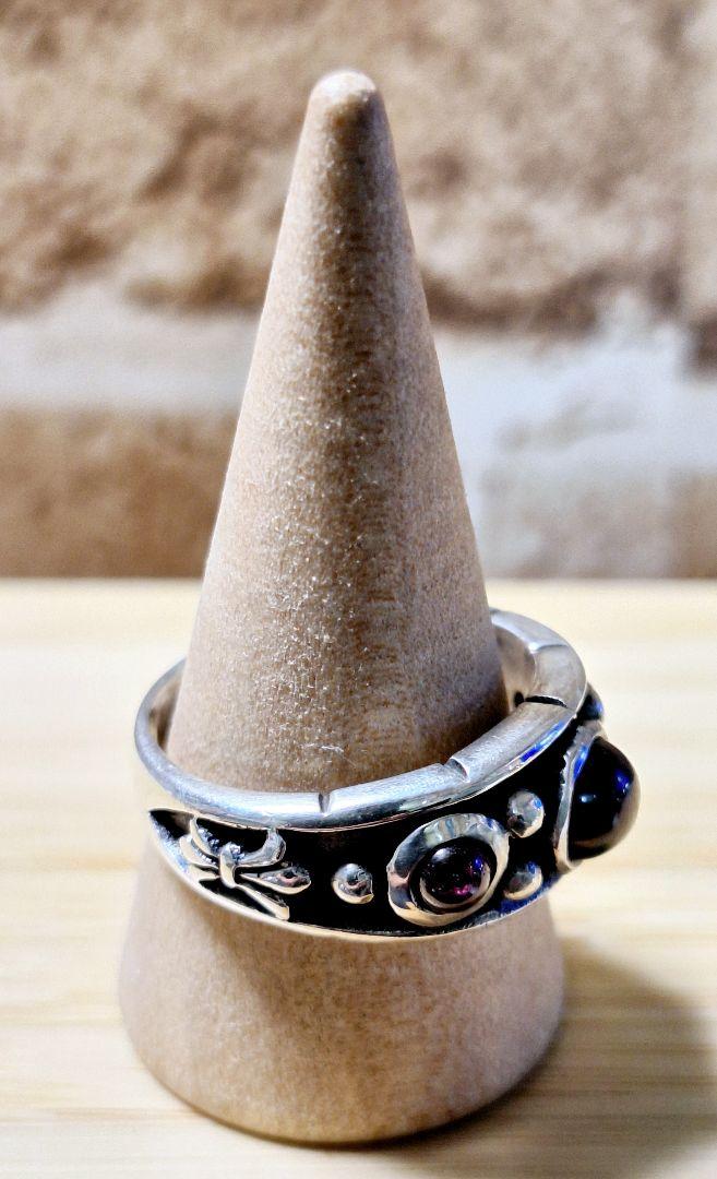 【本日特価】 リング 指輪 シルバー 百合の紋章 ボヘミアンスタイル Silver925 アクセサリー