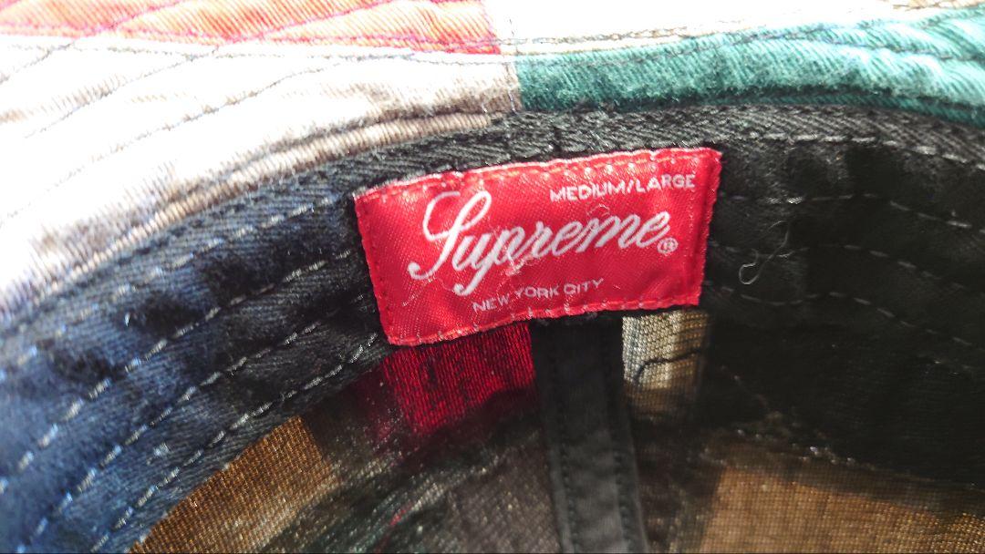 帽子 supreme patchwork bell hat