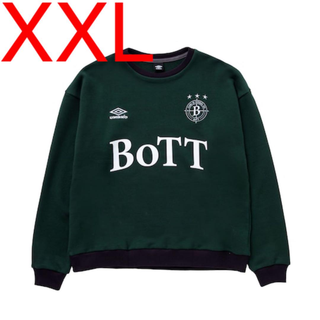 18850円 70%OFFアウトレット XXLサイズ BoTT UMBRO CREW NECK GREEN sweat