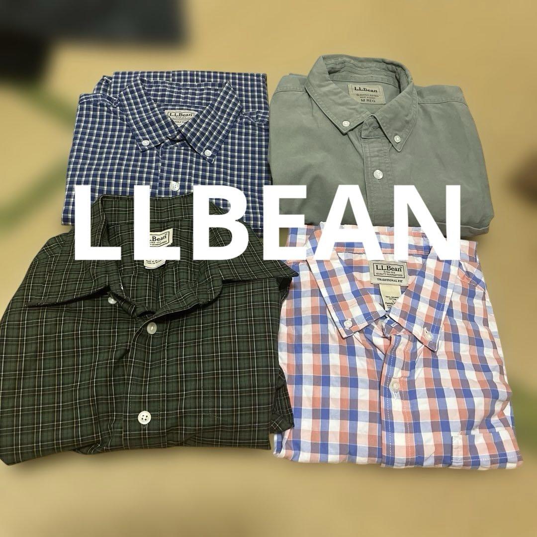 L.L.Bean チェック シアサッカーシャツ　まとめ売り