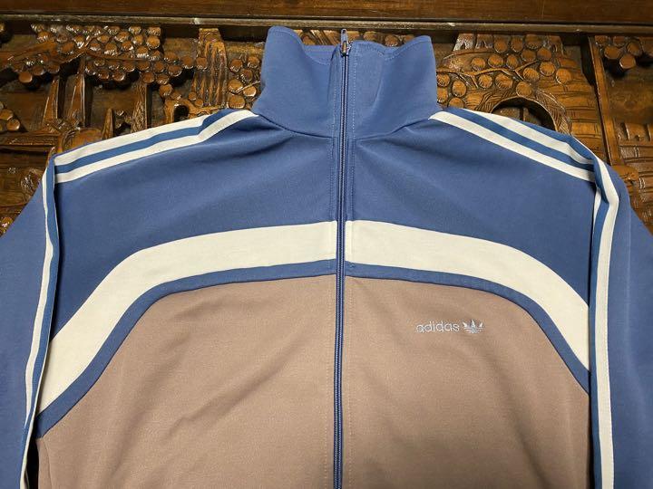 adidas アディダス 90s アースカラー ヴィンテージ ジャージ 三つ葉
