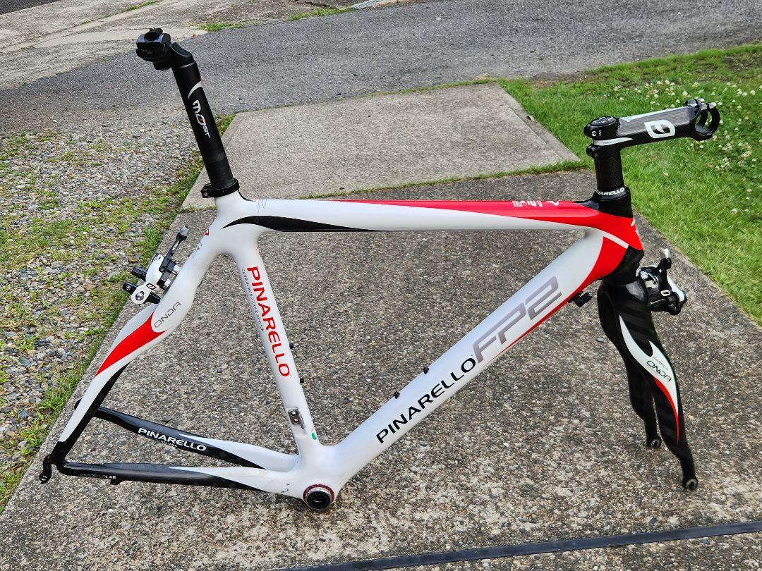 PINARELLO FP2 フレームセット 52サイズ ホワイト/レッド