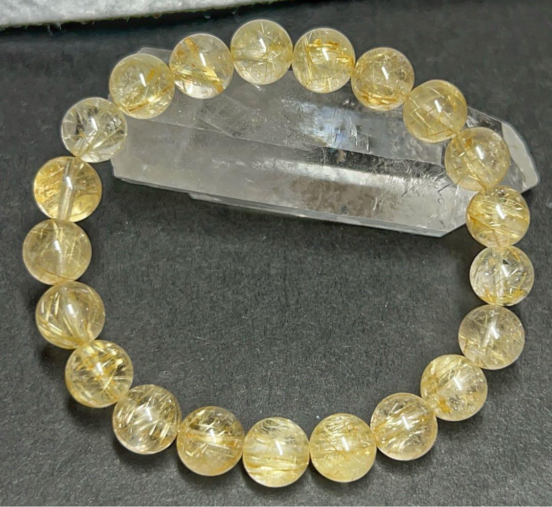 ✴️ ルチルクォーツ 金針ルチル ルチルブレスレット 天然石 最強のパワーストーン ✴️ ルチルクォーツ 金針ルチル ルチルブレスレット 天然石 最強のパワーストーン