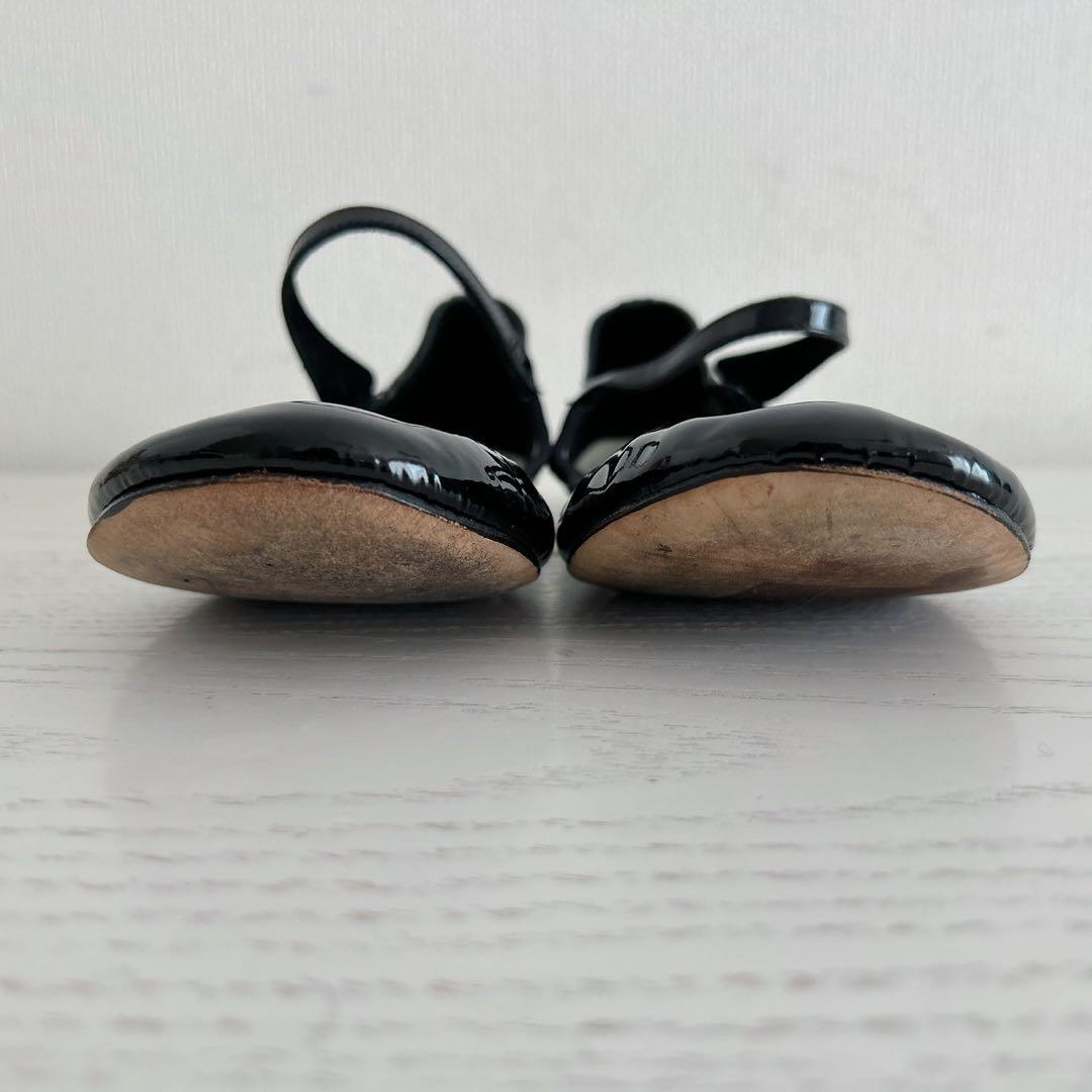 超美品☆repetto メリージェーン パンプス アンクルストラップ エナメル
