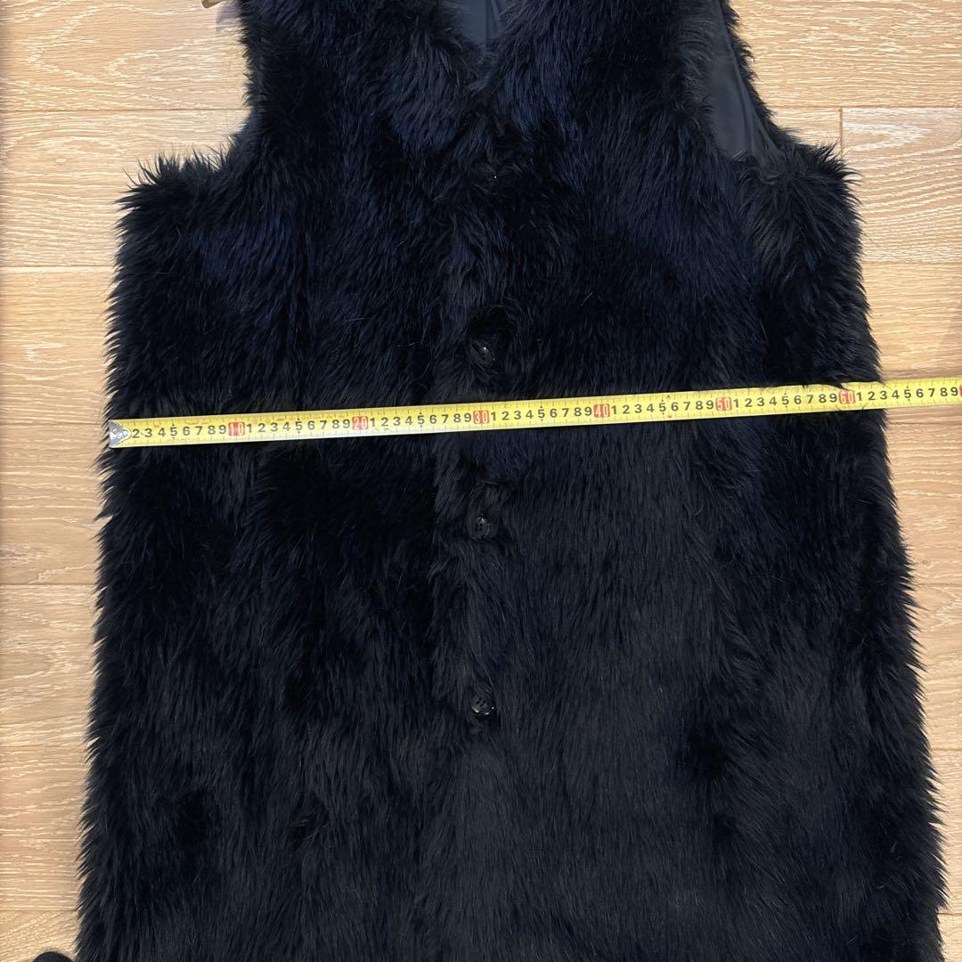 BLACK COMME des GARÇONS ブラックファーベスト Lサイズ