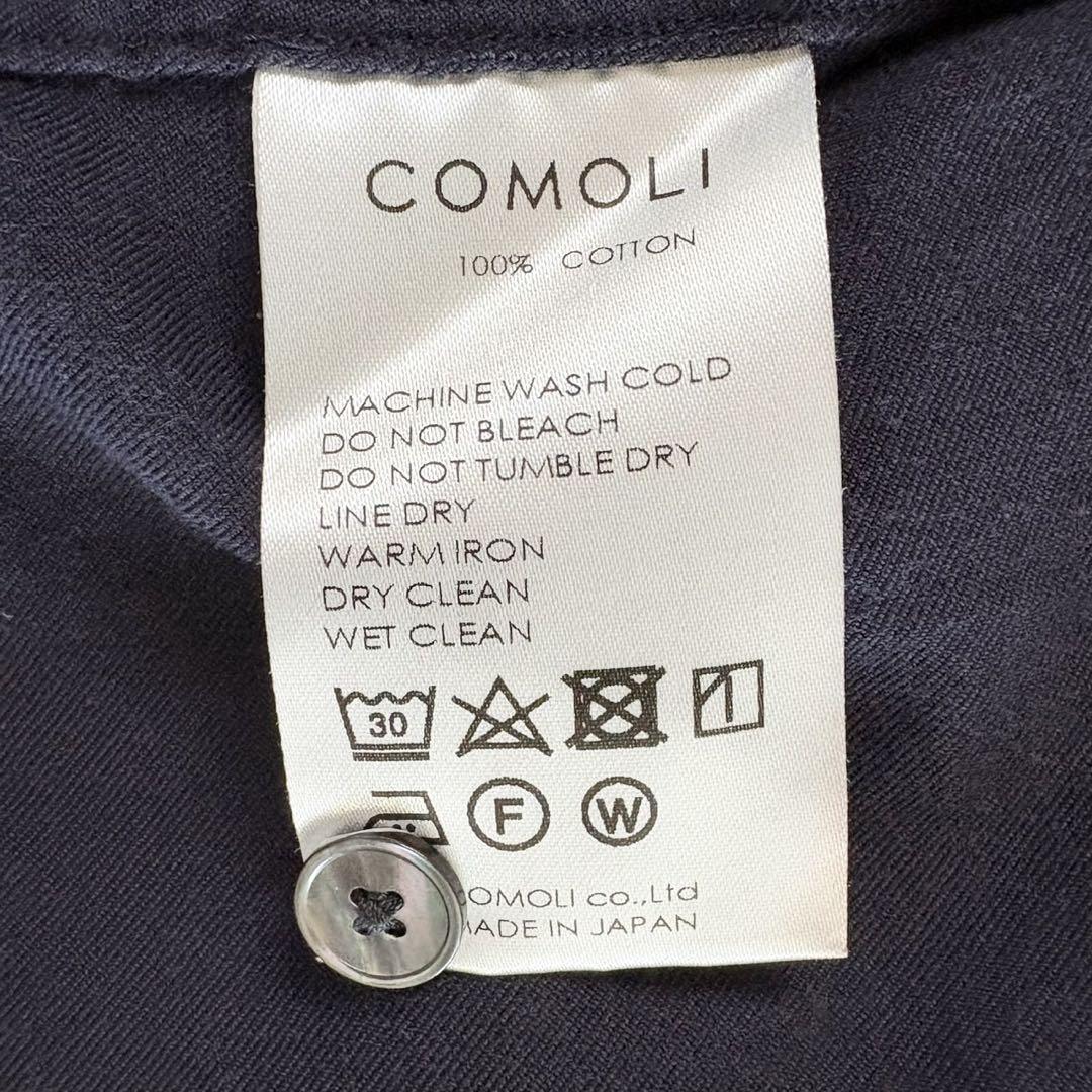 COMOLI コモリ コットンフランネルシャツ 17AW L03-02002 - メルカリ