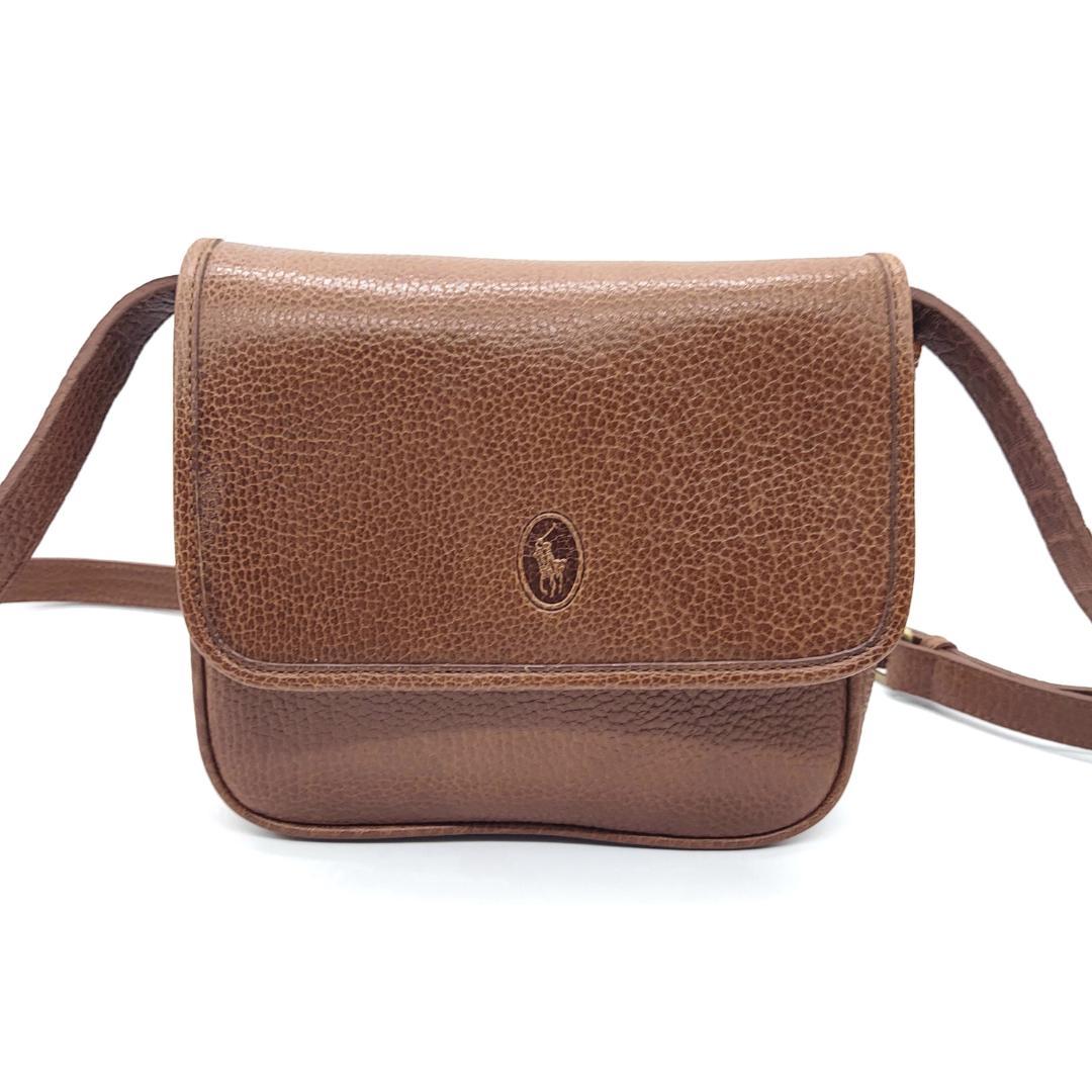【2025新春福袋】 Ralph 美品 Lauren レザー ショルダーバッグ ラルフローレン バッグ