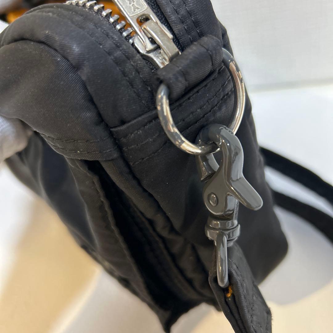 ポーター タンカー ショルダーバッグ　クロスボディ　黒　ボディバッグ　肩掛け