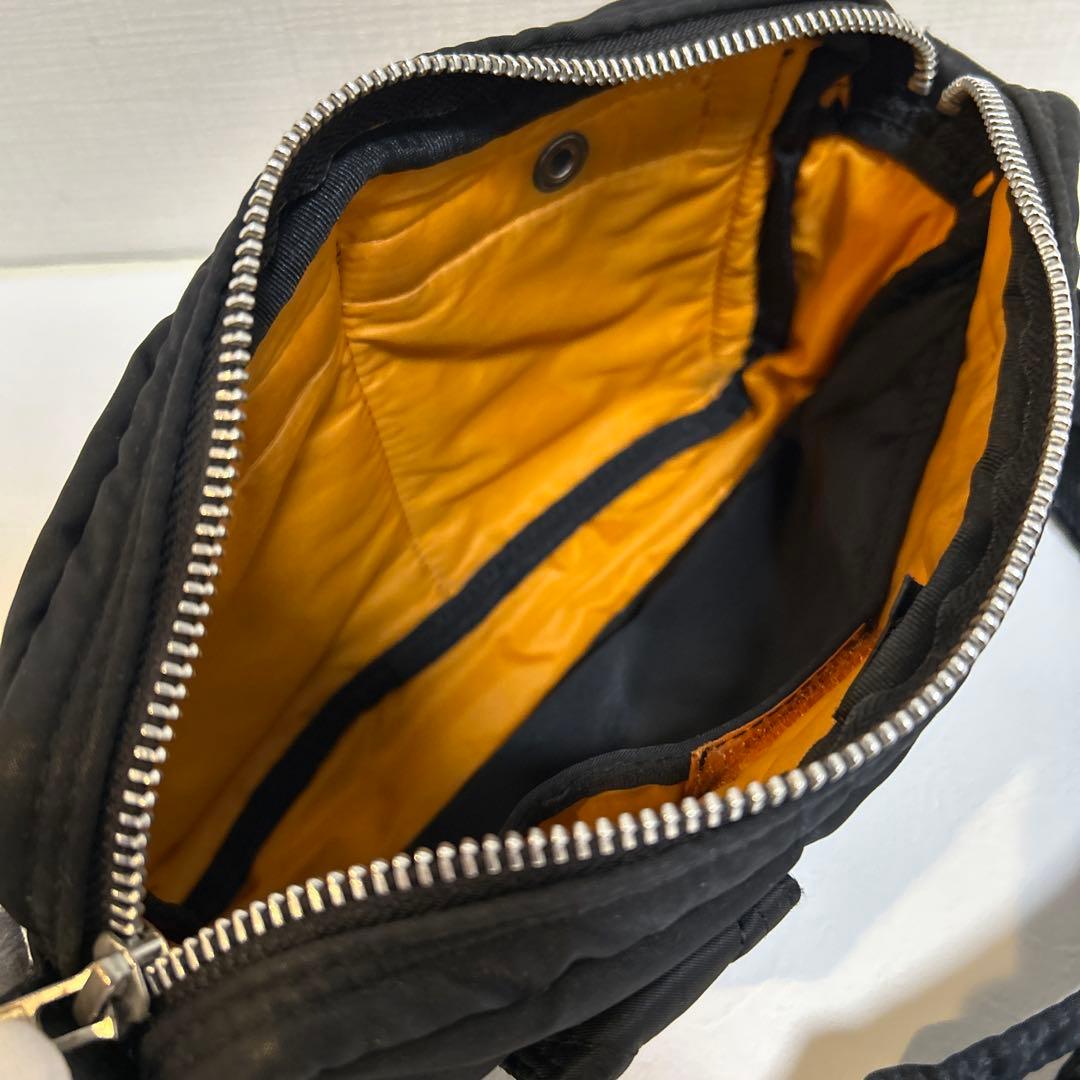 ポーター タンカー ショルダーバッグ　クロスボディ　黒　ボディバッグ　肩掛け