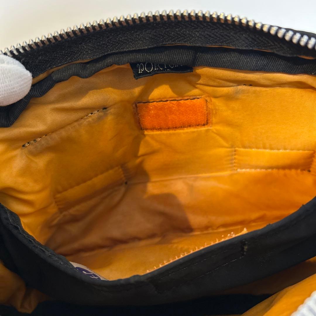 ポーター タンカー ショルダーバッグ　クロスボディ　黒　ボディバッグ　肩掛け