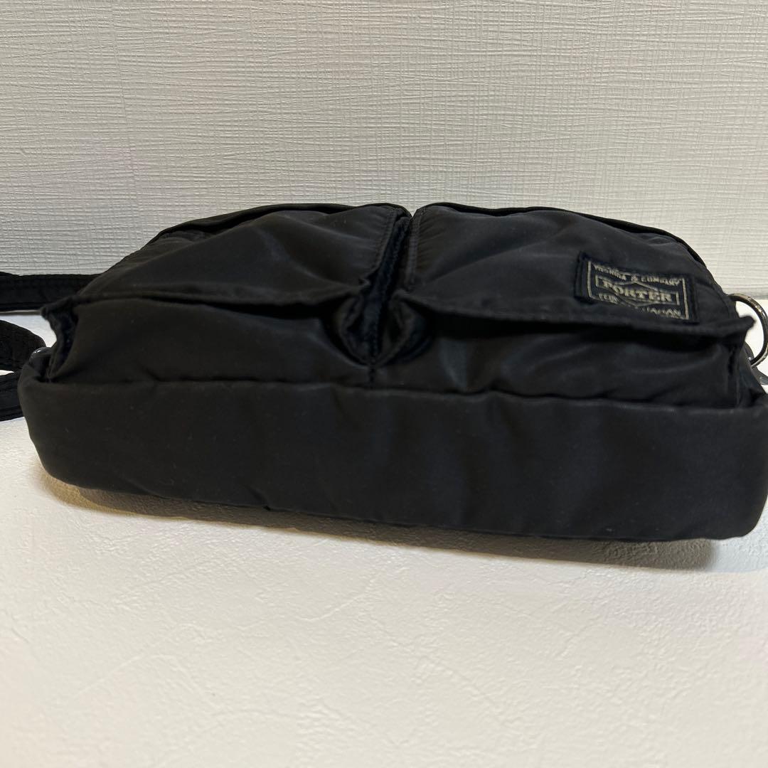 ポーター タンカー ショルダーバッグ　クロスボディ　黒　ボディバッグ　肩掛け