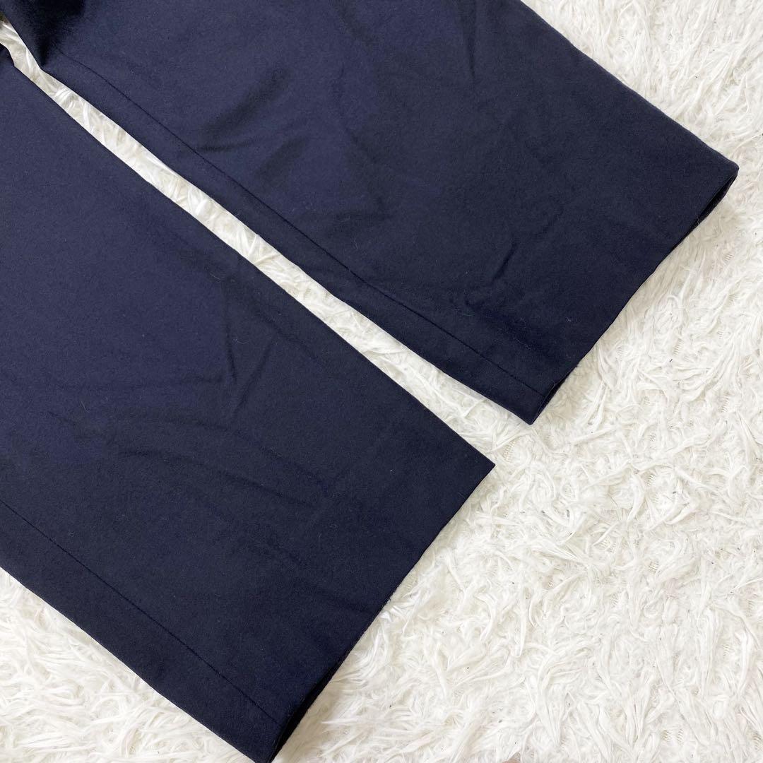 【イタリア製】GIORGIO ARMANI カシミヤ96% ネイビー　スラックス