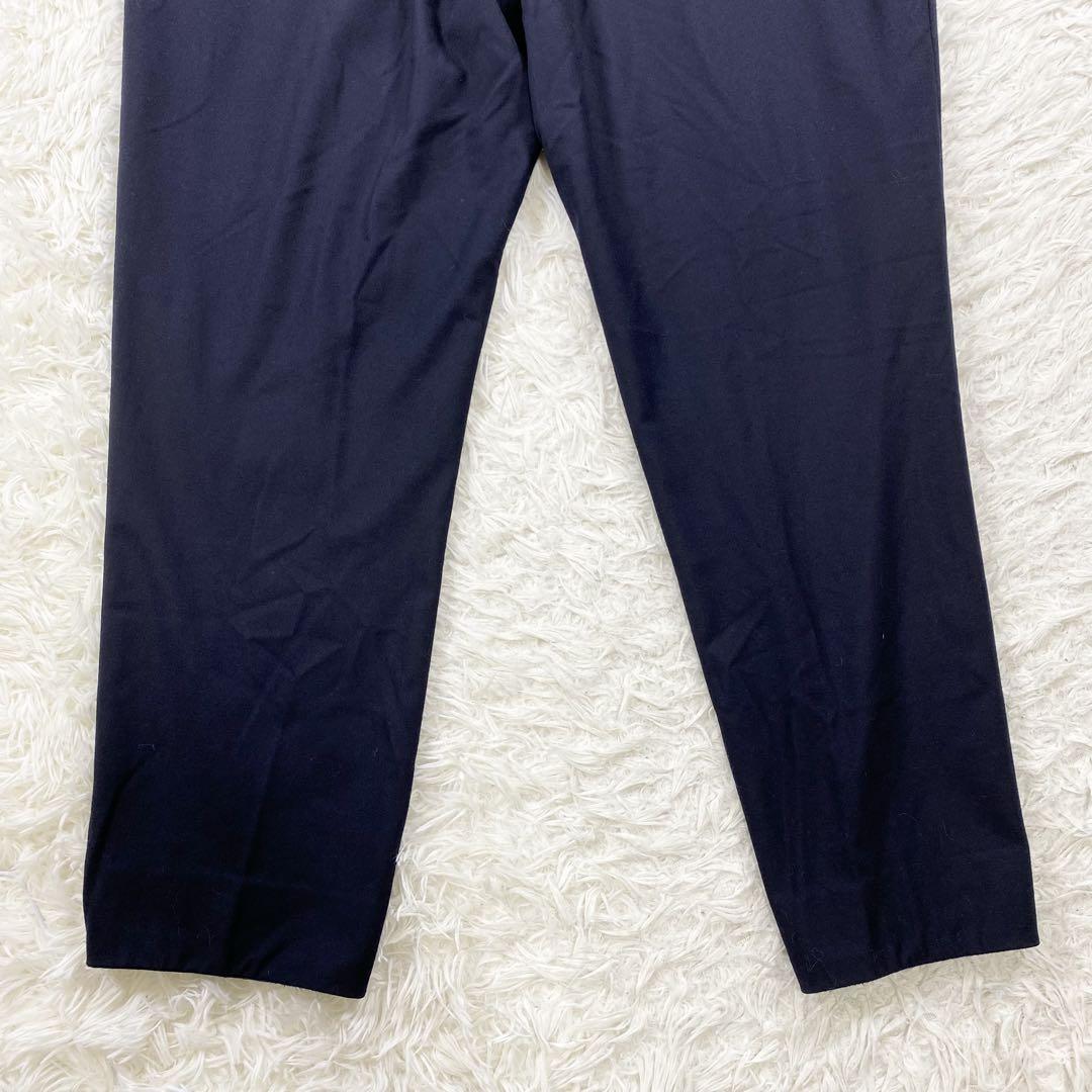 【イタリア製】GIORGIO ARMANI カシミヤ96% ネイビー　スラックス