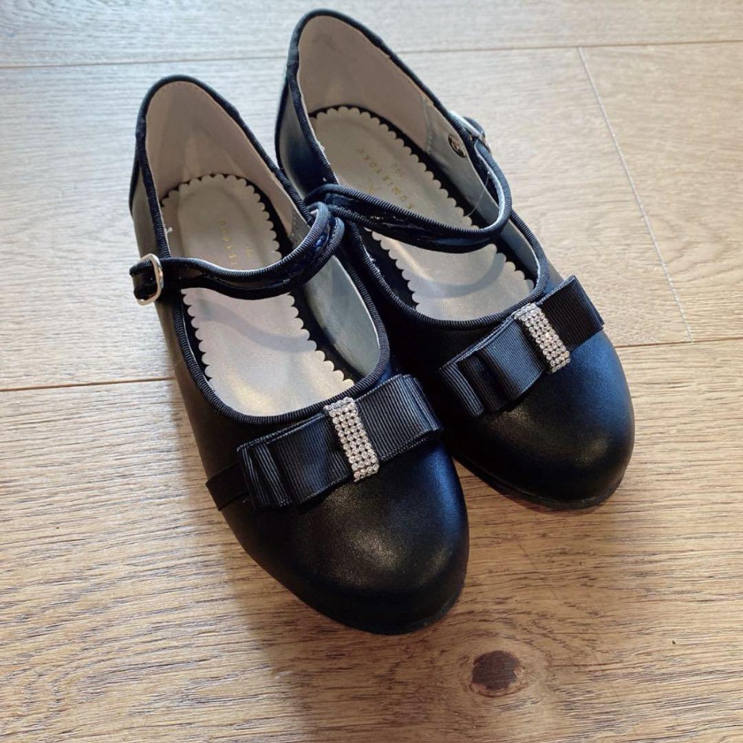 新品　組曲キッズ　靴　パンプス　バレエシューズ　フォーマル　21㎝