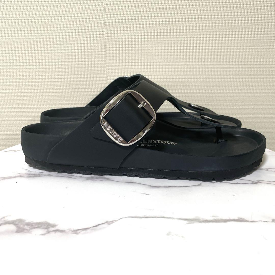 新品 BIRKENSTOCK 43メンズ　ブラック ビックバックル　アローズ別注