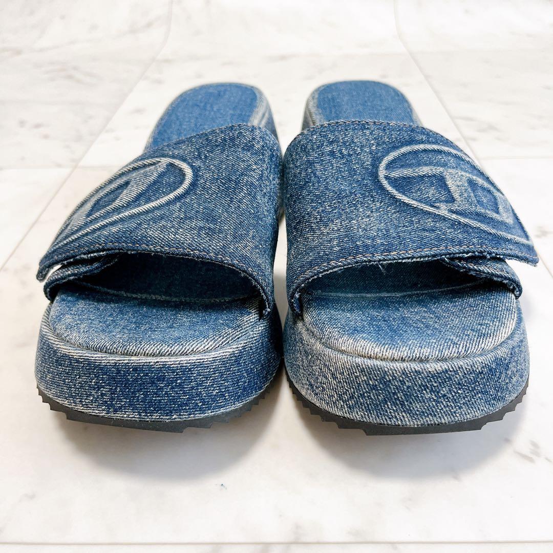 ウォッシュドデニムサンダル 24cm24cm・DIESEL