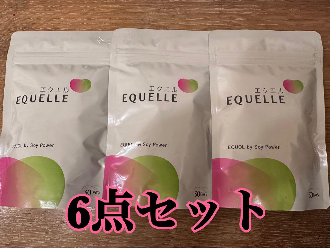 エクエル 6点セット 30日分 大豆イソフラボン