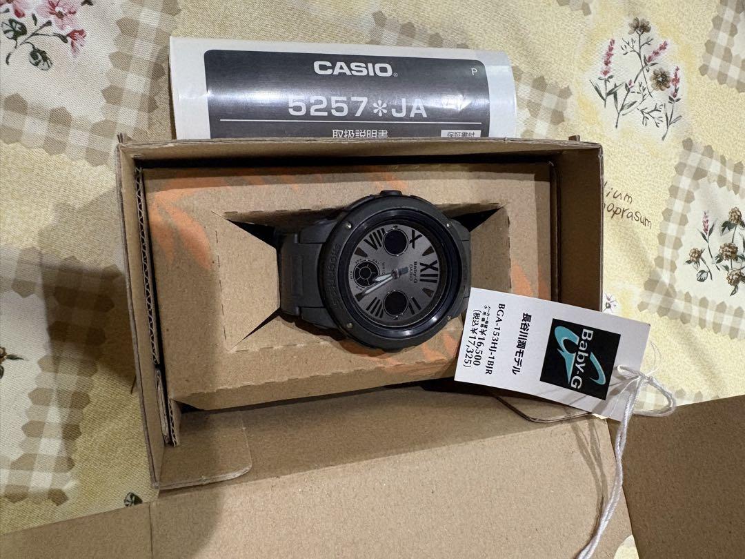 見逃し厳禁！おトクな casio 激レアbaby-g長谷川潤モデル グレー 腕時計 時計
