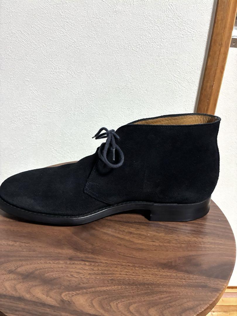 CROCKETT＆JONES　CHILTERN　7D　ブラック　チャッカブーツ