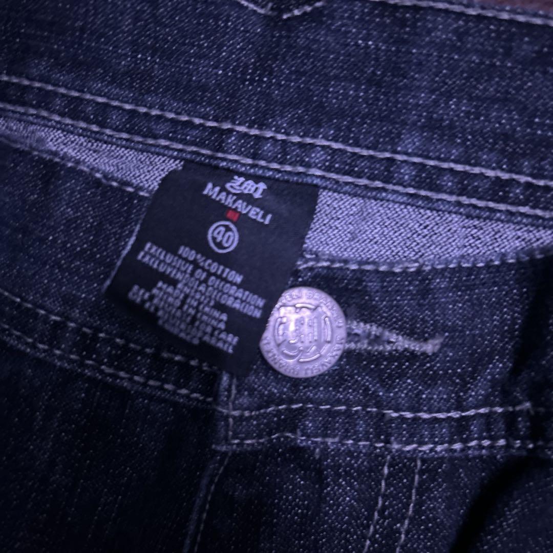 MAKAVELI BRANDED 2pac デニム　y2k sk8