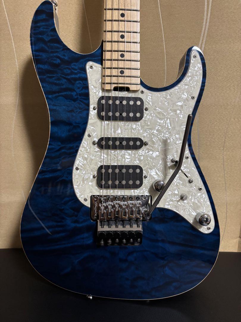 ギター Schecter EX-5-CTM-FRT/BKAQ/M
