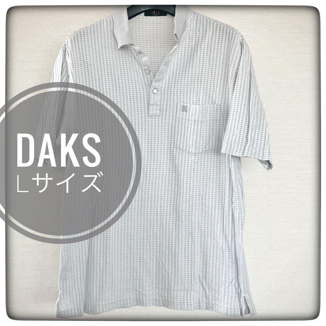 新品未使用　DAKS 半袖ポロシャツ DAKS - DAKS(ダックス) 半袖ポロシャツ サイズM レディース美品