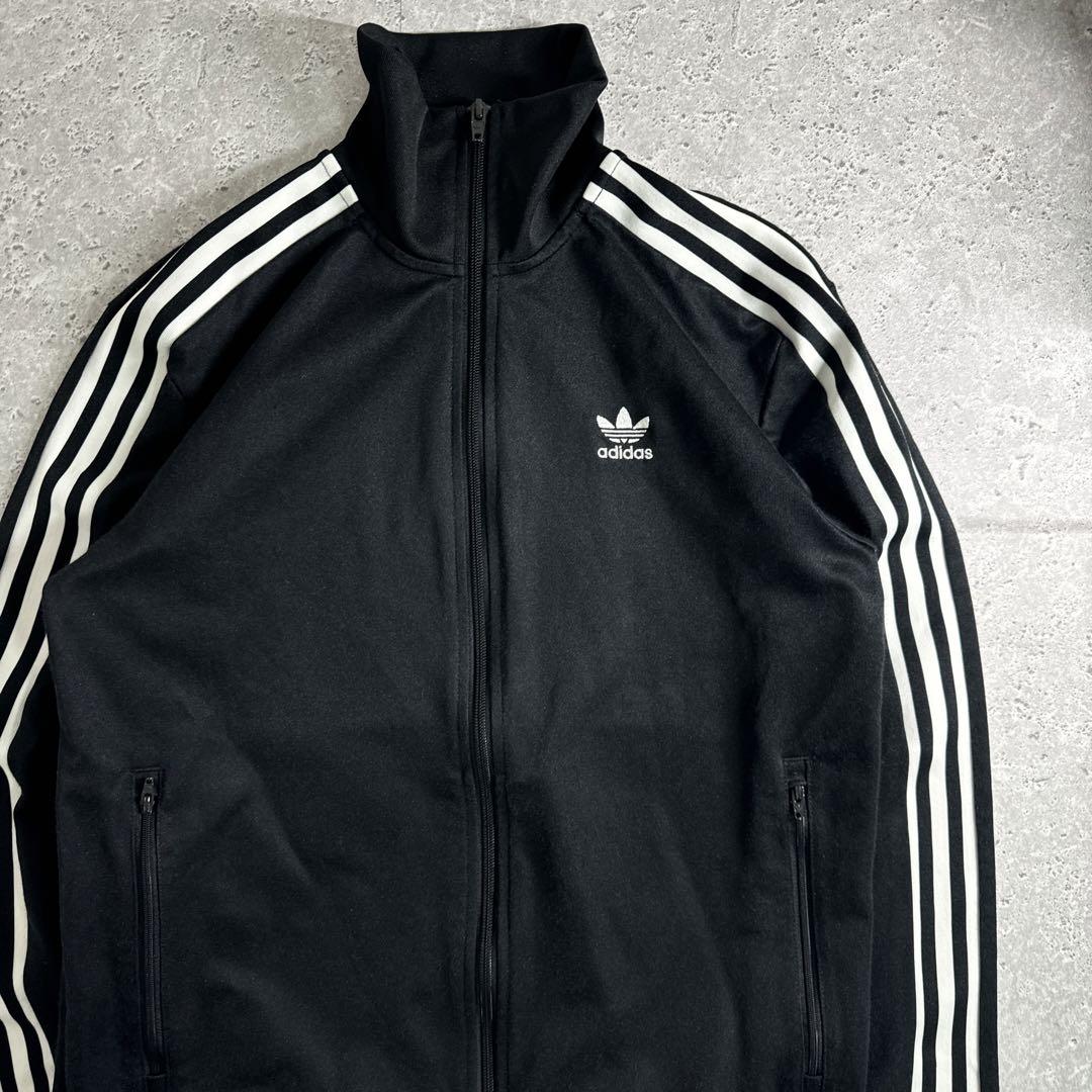 【希少】adidas トラックジャケット ベッケンバウアー ブラック L 黒