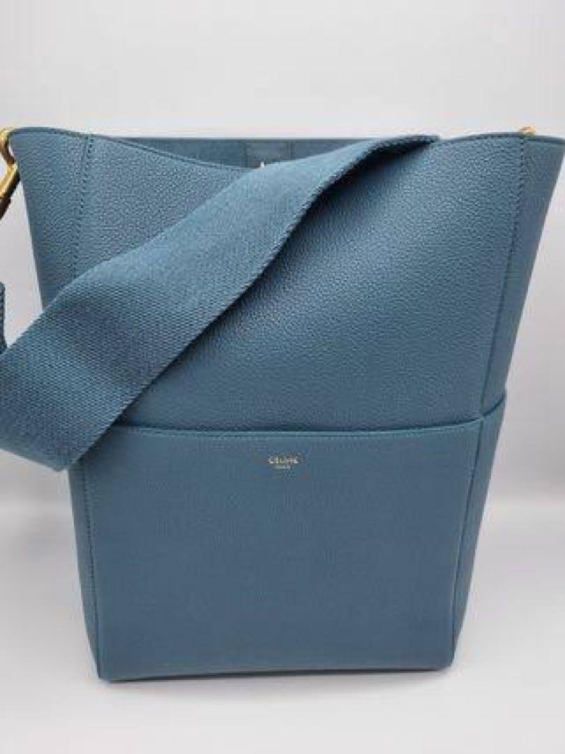 CELINE セリーヌ Sangle Bucket Bag サングル バケット バッグ CELINE セリーヌ セール サングル バケット バッグ ブラック 黒