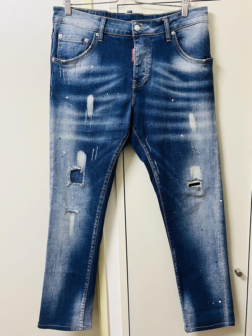 Dsquared2 ディースクエアード　メンズジーンズ　ブルー　size 52