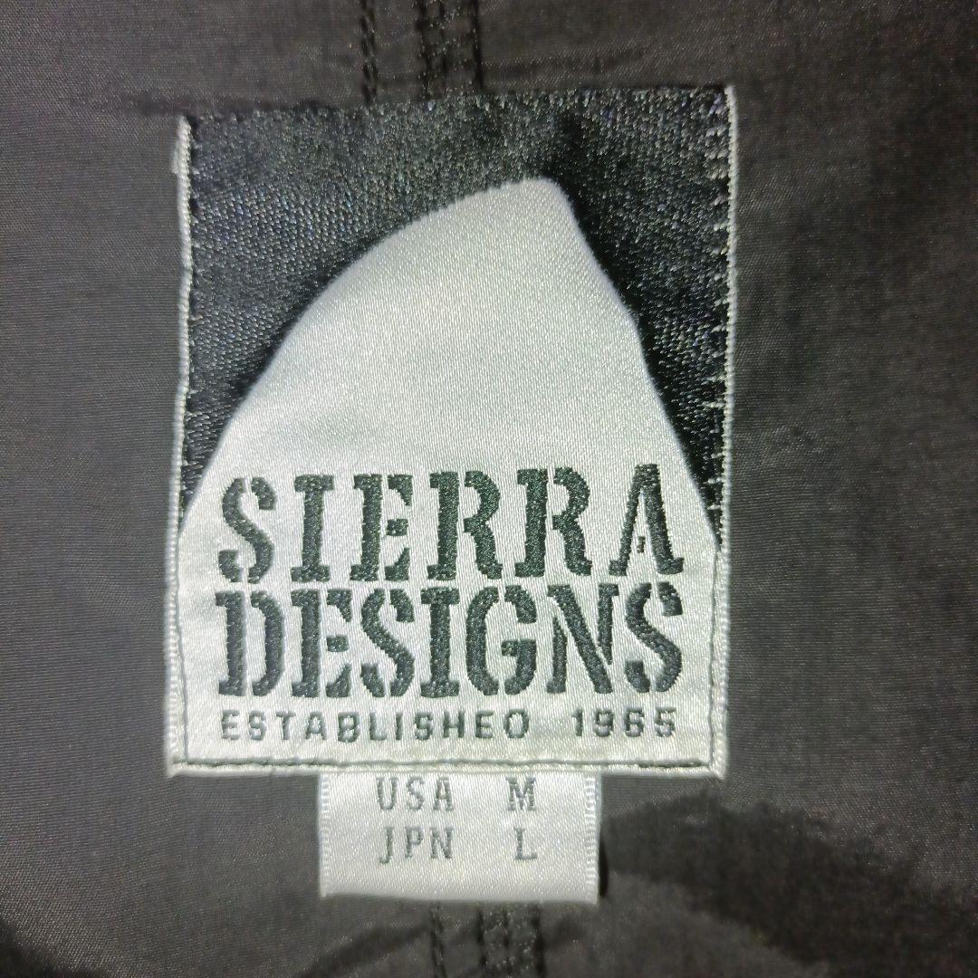 美品■SIERRA DESIGNS マウンテンパーカー　ブラック　ナイロン
