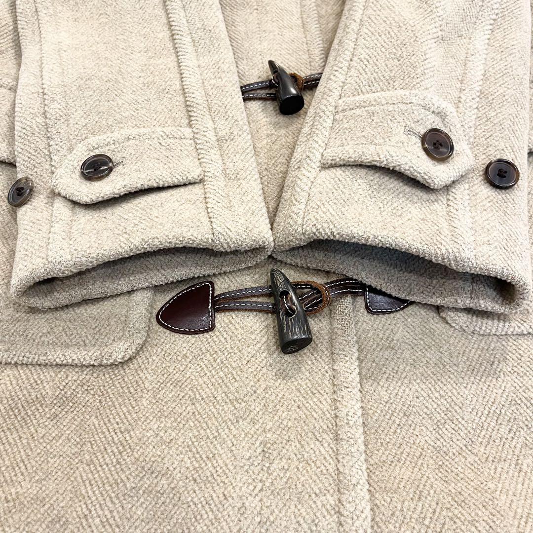 【さつてん】OLD ENGLAND クラシックダッフルコート ヘリンボーン