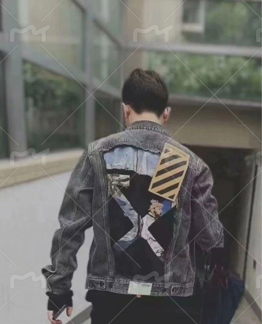 希少☆off-whiteデニムジャケット 希少 off-white デニムジャケット